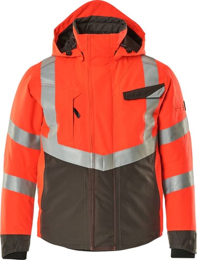 Mascot Safe Supreme Winterjas 15535-231 - hi-vis rood/donkerantraciet - 2XL
