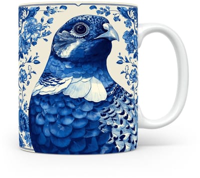 Mok Ptarmigan Beker voor koffie of tas voor thee, cadeau voor dierenliefhebbers, moeder, vader, collega, vriend, vriendin, kantoor, opa, oma, hond, kerst, sinterklaas, verjaardag