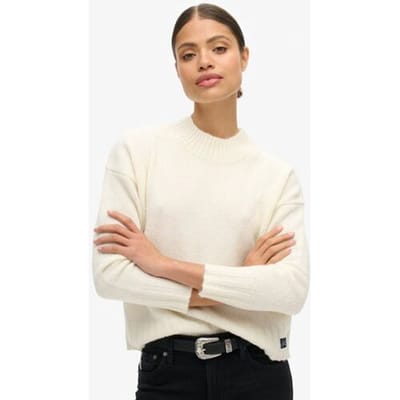 Superdry ESSENTIAL MOCK NECK JUMPER Dames Trui - Maat XL
