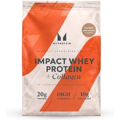 Impact Whey Protein + Collagen - 375G - 15servings - Cookies and Cream