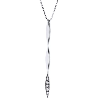 SWORD Ketting Diamonds 0.020 Cts White Gold