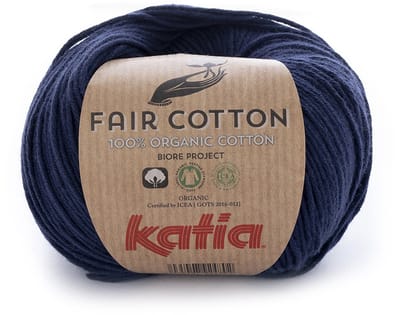 Katia Fair Cotton - 05 marineblauw - Biologisch Katoengaren