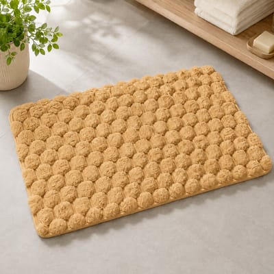 Badmat – Douchemat – Vloerkleed – Badmat Antislip – Badmatten – Water Absorberend – Antislip – 50X80cm – Bruin