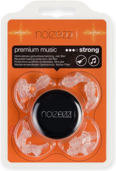 Noizezz - Strong - Gehoorbescherming met vlakke demping rond 21 dB - 4 paar