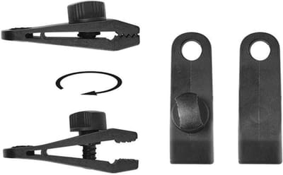 ProPlus Tenttapijt clips - schroefmodel - stevige grip - 83 x 28 x 21 mm - 4 stuks