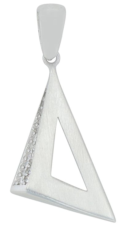 AKZENT Akzent Dames Hanger "Elise" uit 925 Sterlingzilver, gerhodineerd, duurzaam