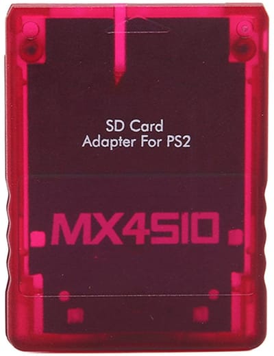 Dailygoods - PS2 MX4SIO SIO2SD-kaartlezeradapter - Handgemaakte Vervanging - Rood - Duurzaam en Betrouwbaar - Geschikt voor PS2 - Adapter voor Geheuge...