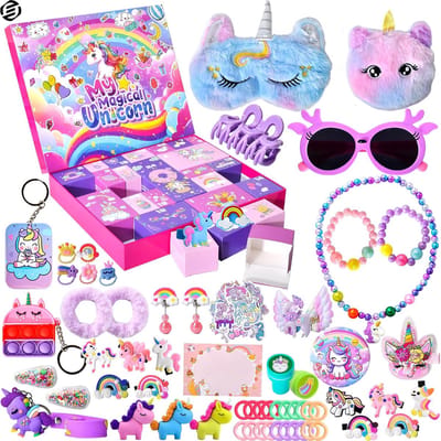 Equivera Adventskalender Kinderen - Cadeau voor Kinderen - Cadeau voor de Feestdagen - Adventskalender