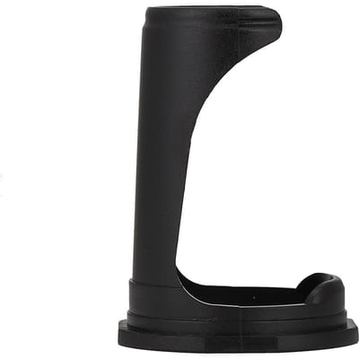 Support de brosse de rasage en acrylique noir professionnel, outil de rasage de brosse à barbe Holder