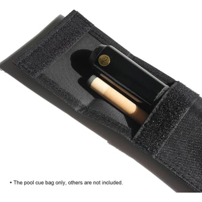 Sac de bâton de queue de billard pochette de rangement de bâton de billard étui de support de mât de queue sac de toile de tige de billard de billard black