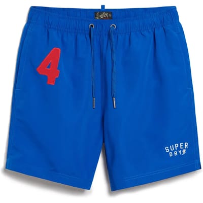 Superdry - Gerecyclede polo zwemshort - 43 cm - Heren - Zwembroeken