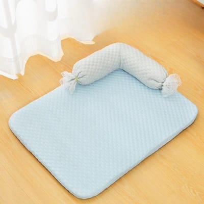 Nieuw Hondenkussen Snoepkleur Schattige Stijl Zomer Koelmat Koel en Comfortabel Afneembaar en Wasbaar Hond Slaapkussen Kattenmand S 45 * 35