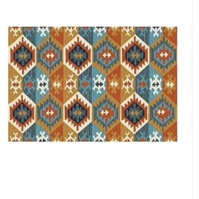 Boheems Patroon Tapijt Tribale Stijl Marokkaans Luxe Perzisch Kunst Tapijt Woonkamer Bank Slaapkamer Balkon Antislip Deurmat Decor 120*160cm