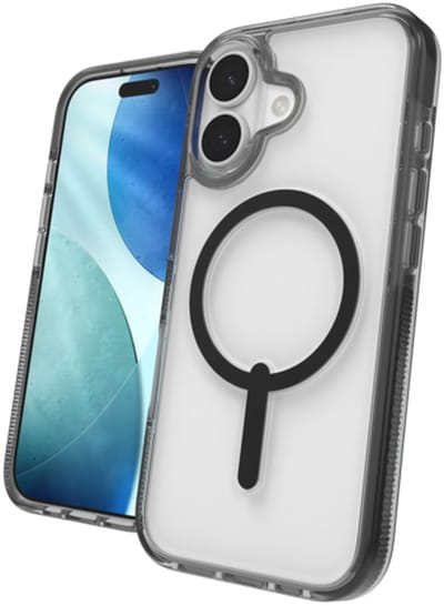 ZAGG Santa Cruz Snap Hoesje Geschikt voor Apple iPhone 17 - Compatibel met MagSafe - Back Cover Zwart