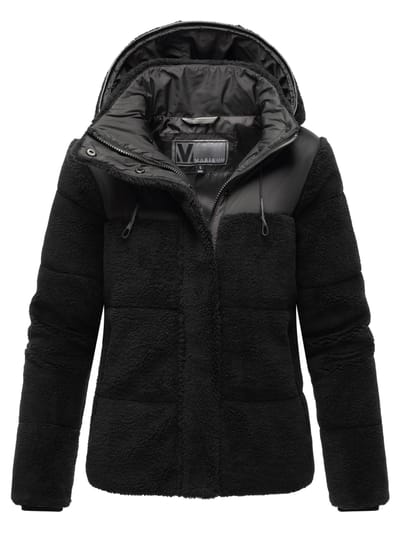 Marikoo dames teddy puffer jas met capuchon – model Kaguraa