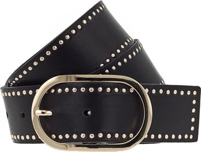 b.belt Riem Fiesta Ledergürtel W80 Schwarz Zwart