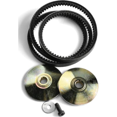 Pulley speed reduction kit.