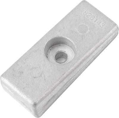 Dailygoods - Bediffer Vervangingsanode van Aluminiumlegering 826134 826134Q voor Mariner Buitenboordmotoren, Corrosiebestendige Anodeplaat voor Boten in Zout Water
