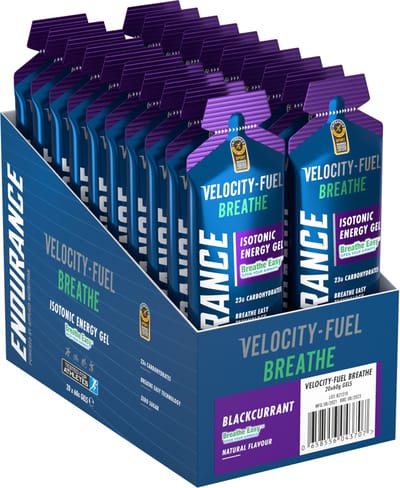Applied Nutrition Velocity Fuel Breathe Energiegel - Energygel - Cassis - 20 gels (20 x 60 ml)