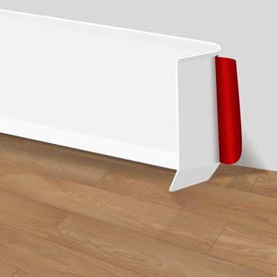 Flexibele en Waterdichte Zelfklevende Plinten van PVC voor Muur, Vloer en Badkamer - Ideaal voor Woonkamers en Renovaties