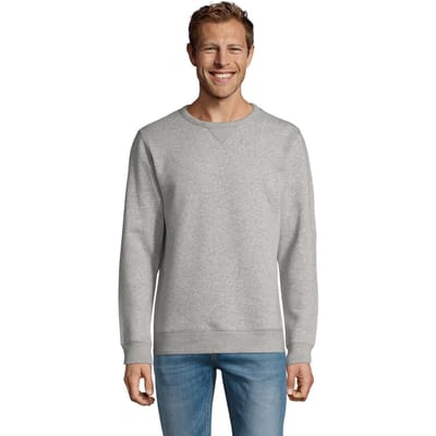 SOLS Heren Sully gemêleerd sweatshirt (Grijze Melange)