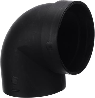 Staande verwarming - luchtuitgang - aansluiting - boog - buishoekverwarming - pvc - kleeffitting - boogbuis - 75 mm - verwarmingssysteem - installatie accessoires