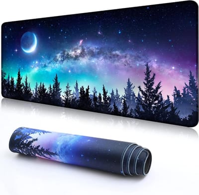 XXL Gaming Muismat - Bureauonderlegger XL Muismat - Comfortabel Werken - Met Polssteun - 89 x 40 cm - Bosmaan
