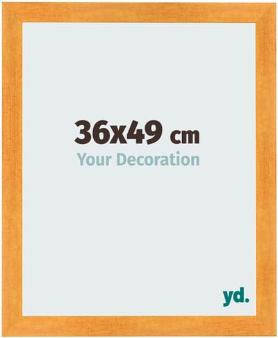 Your Decoration - Fotolijst 36x49 cm - MDF - Oranje - Pisa