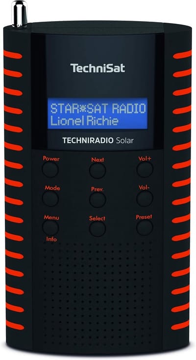 Draagbare DAB+ Radio op Zonne-energie - DAB FM Radio met IPX5 Bescherming