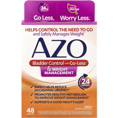 Bladder Control® met AZO, Go-Less® en Gewichtsbeheersing, 48 capsules