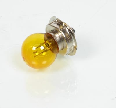 Ampoule jaune P26s 6V 15W neuve pour mobylette cyclomoteur moto mob cyclo