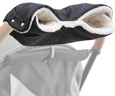 Dailygoods- Kinderwagenhandschoenen Waterdicht - Handmof voor Kinderwagens - Fleece Binnenkant - Universele Maat - Extra Dik - Geschikt tot -20°C - Handwarmers
