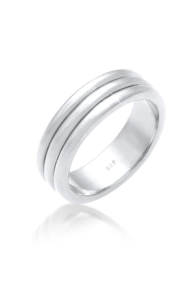 Elli PREMIUM - Ring - Dames Band Koppel Huwelijksceremonie Basic Minimaal Elegant van 925 Sterling Zilver - Dames