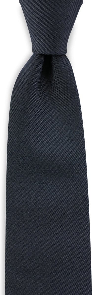 JB Collection - Stropdassen - stropdas marineblauw smal - marineblauw