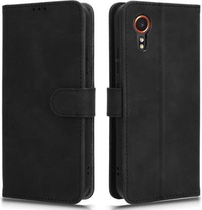 Coverup Hoesje - Geschikt voor Samsung Galaxy Xcover 7 Hoesje - Coverup Book Case - Zwart