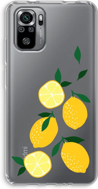 Case Company® - Hoesje geschikt voor Xiaomi Redmi Note 10S hoesje - You're my lemon - Soft Cover Telefoonhoesje - Bescherming aan alle Kanten en Schermrand