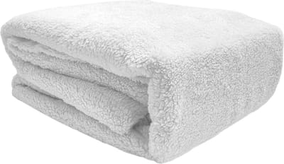 Sleeps Zachte Teddy Fleece Hoeslaken Grijs - 140 x 200 cm - Heerlijk Zacht
