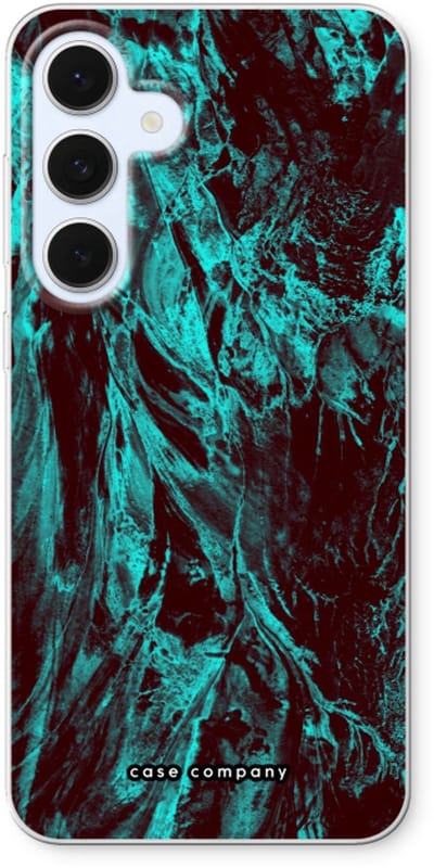 Case Company® - Hoesje geschikt voor Samsung Galaxy S24 FE hoesje - Ice Age - Soft Cover Telefoonhoesje - Bescherming aan alle Kanten en Schermrand