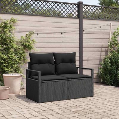 Modulaire Tuinbank - Loungebank Buiten - Ontspannen Tuinieren - Weerbestendig Polyrotan - 120 x 62 x 69 cm