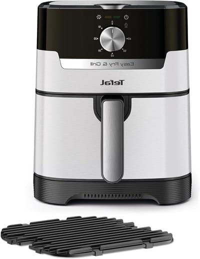 Heteluchtfriteuse Grill - Airfryer Keukenapparaat - Gezond Koken - 2-in-1 Technologie - 4.2 Liter - Wit