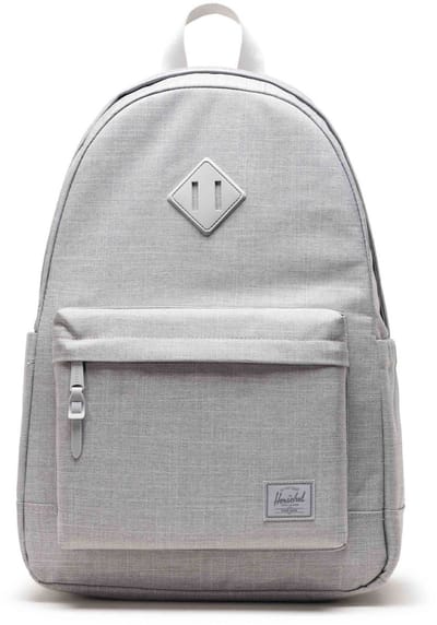Herschel vrijetijdsrugzak rugzak met laptopvak Heritage Backpack 24 L Grey Crosshatch grijs