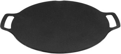 Dailygoods- Grillpan 29cm - Duurzaam Aluminium - Antiaanbakoppervlak - Dubbele Handfunctie - Efficiënt Koken - Voor Thuis/Buiten - Bakplaat