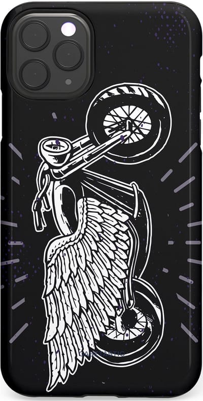 Casetastic Hoesje Geschikt voor Apple iPhone 11 Pro Max - Stijlvolle Beschermende Duo-layer Case - Retro highway