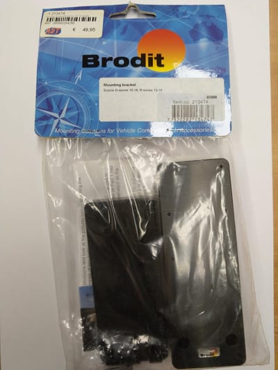 Brodit ProClip houder geschikt voor Scania G-Serie 2010-2018 / R-Serie 2010-2016 Angled mount Hoog sterk mountig platform