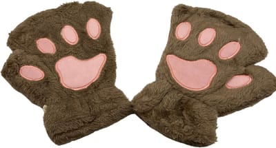 Heerlijk zachte gevoerde vingerloze handschoenen - Beren klauw - Katten klauw - Kat - Beer - Winters - Gewatteerd - Zacht - Glove