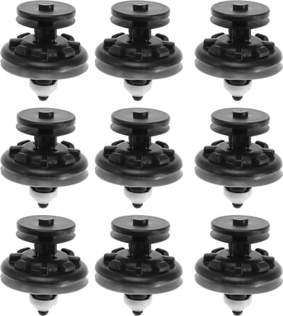 Dailygoody - Deurkaartpaneel Trim Clips - Vervanging - Zwart - 40 Stuks - Compatibel met VW T5 T6 Golf Polo Passat Tiguan Caddy