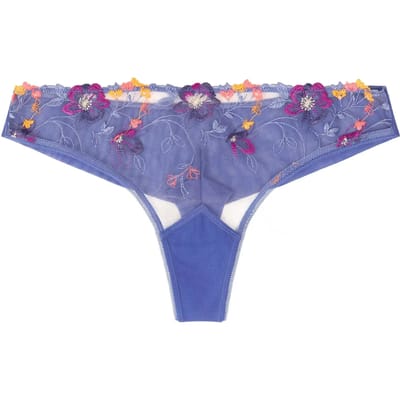 Geborduurde tanga voor vrouwen Huit La Vie est Belle