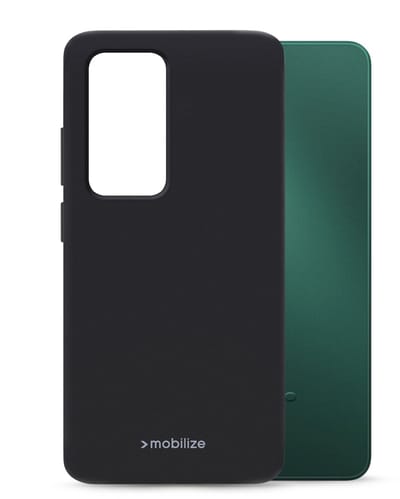 Mobilize Hoesje geschikt voor OPPO A5 (2025) Telefoonhoesje Flexibel TPU | Mobilize Rubber Gelly Backcover | A5 (2025) Case | Back Cover - Zwart