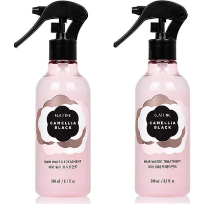 Elastine Camellia Soin Capillaire Noir, 240ml, 2 pièces white