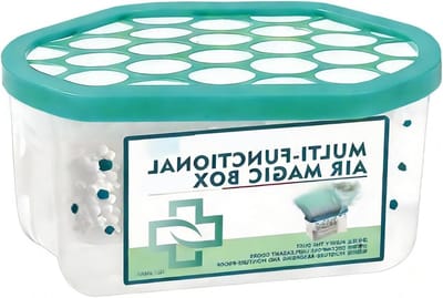 Luchtzuiveraar Box - Geurverwijderaar - Frisse Lucht - Automatische Stofafzuiging - 13 Cm - Groen
